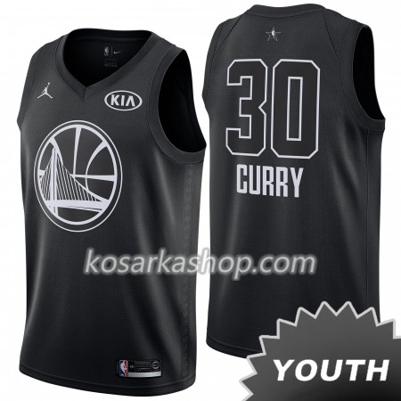 Dres Golden State Warriors Stephen Curry 30 2018 All Star Jordan Brand Crna Swingman - Dječji Dres Golden State Warriors Stephen Curry 30 2018 All Star Jordan Brand Crna Swingman - Dječji